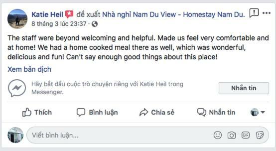 Nam Du View Guest House Buitenkant foto